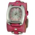 Nemesis Women's Pink Iron Leather Watch