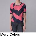 Coolwear Junior's Geometric Pattern Short-sleeve Top