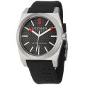 Locman Men's 'Sport' Stainless Steel and Rubber Quartz Date Watch