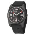 Locman Men's 'Sport' Black Titanium and Rubber Quartz Date Watch