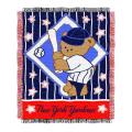 Northwest New York Yankees Woven Jacquard Acrylic Baby Blanket