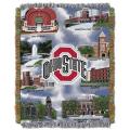 Northwest Ohio State Buckeyes Homefield Tapestry Throw