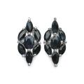 Sterling Silver Sapphire Earrings