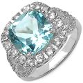 Sterling Silver Blue Topaz Ring