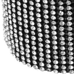 Journee Collection Women's Rhinestone Embellished Snap Bracelets