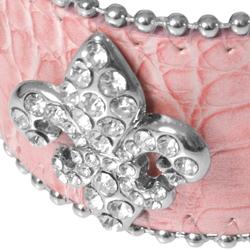 Journee Collection Women's Fleur-de-lis Accent Snap Bracelets
