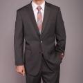 Giorgio Fiorelli Men's Gray Teakweave 2-button Suit