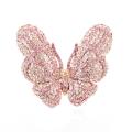 Papillion Rhinestone Butterfly Ring