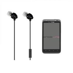 Delton Stereo Handsfree Black Headset for HTC Thunderbolt