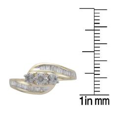10k Yellow Gold 3/4ct TDW Diamond Ring (H-I, I1 - I2)
