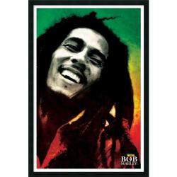 'Bob Marley - Paint' Framed Art Print