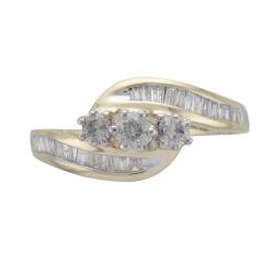 10k Yellow Gold 3/4ct TDW Diamond Ring (H-I, I1 - I2)