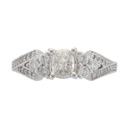 14k White Gold 3/4 TDW Diamond Engagement Ring (H-I, I1)