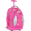 J World Pink Rabbit 17-inch Kids Ergonomic Rolling Backpack