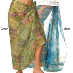 Chiffon Paisley Print Sarong (India)