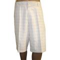 London Fog Men's Ashworth Flat Front Plaid Shorts