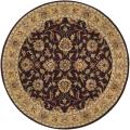 Hand-tufted Casa Plum Wool Rug (4' Round)