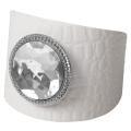 Journee Collection Women's Large Rhinestone Accent Cuff