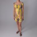 Journee Collection Junior's Mixed Pattern Empire Waist Dress