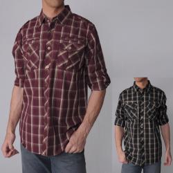 Smoke Rise Men's Plaid Long-sleeve Shirt