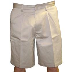 Ashworth Men's Pleated Ez-Tech Solid Men's Shorts