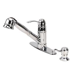 Fontaine Designer Pullout Chrome Kitchen Faucet