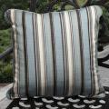 Clara Outdoor Blue Stripe Pillows Made With Sunbrella (Set of 2) 