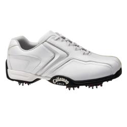 Callaway Men's Chev LP White/ Silver Golf Shoes