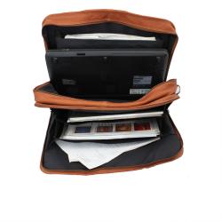 Vaquetta Handcrafted Executive 14-inch Top-grain Leather Briefcase