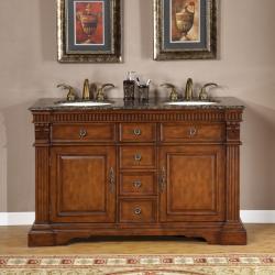 55-inch Double-sink Cabinet Bathroom Vanity