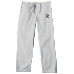 Gelscrub Unisex White Notre Dame Irish Scrub Pants