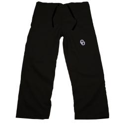 Gelscrub Unisex Black Oklahoma Sooner Scrub Pants