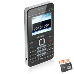 dr. Tech IP88 Black Dual SIM Unlocked Cell Phone with Micro 4GB Memory Card