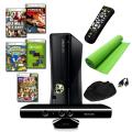 XBOX 360 Slim 4GB 5 Game Kinect Bundle with Accessories & Yoga Mat