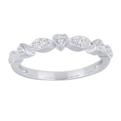 Sterling Silver 1/8ct TDW White Diamond Band (I-J,I2-I3)
