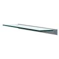 Glacier 24x8-inch Clear Glass Shelf Kits (Pack of 4)