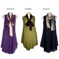 Women's Cotton Two-tone Dress and Scarf (Nepal)