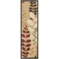 Woven Floral Terrance Rug (2'6 x 10')