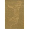 Hand-tufted Hiroshi New Zealand Wool Rug (5' x 7'6)