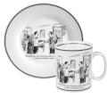 Konitz New Yorker Collection 'Bottle of Wine' Mug and Plate Set