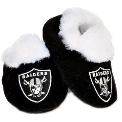 Oakland Raiders Baby Bootie Slippers