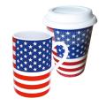 Konitz Coffee to Stay and Coffee to Go American Flag Mugs (Set of 2)