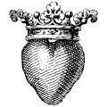LaBlanche Heart With Crown Silicone Stamp