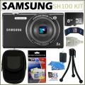 Samsung SH100 14.2MP Wi-Fi Black Digital Camera with 8GB Kit