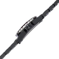 Akribos XXIV Quartz Date Ladies Ceramic Bracelet Watch