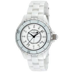 Akribos XXIV Quartz Date Women's Ceramic Bracelet Watch