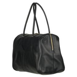 Yves Saint Laurent 257202 Black Leather Bowler Bag