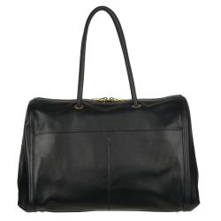 Yves Saint Laurent 257202 Black Leather Bowler Bag