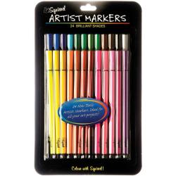 Assorted Color Artist Markers (Case of 24)