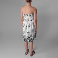 Provogue Junior's Floral Print Strapless Dress